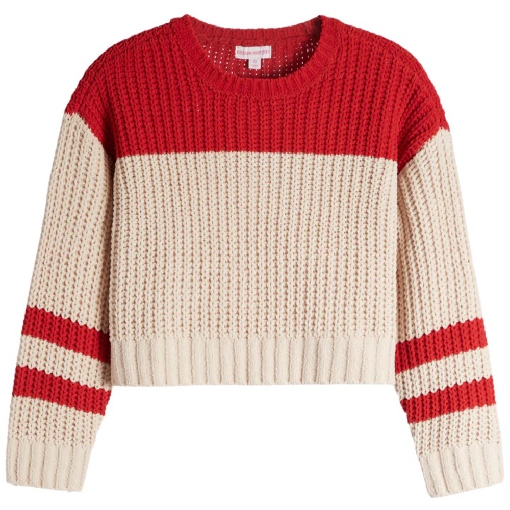 Design History‎ Brissa Varsity Pullover sweater